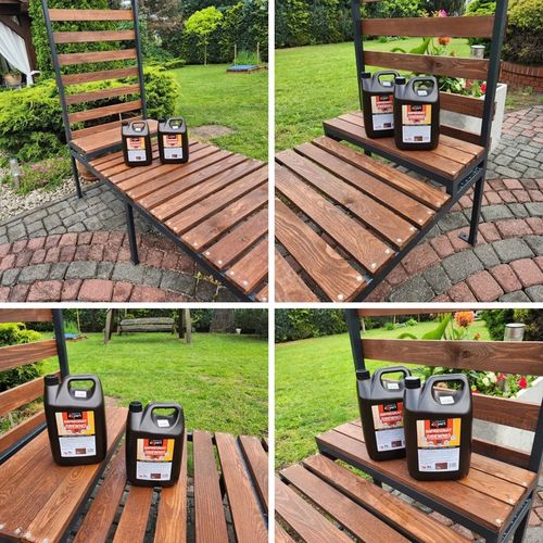 TRWAŁY IMPREGNAT I FARBA 2w1 DO DREWNA OGRODOWEGO Z WOSKAMI 5L 12 KOLORÓW ! na Arena.pl