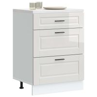 Szafka kuchenna dolna, Porto, biała, materiał drewnopochodny