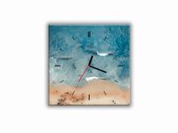 ZEGAR SZKLANY KWADRATOWY - Wybrzeże