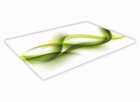 SZKLANA DESKA KUCHENNA 60x20 160c Limonkowe wstęgi