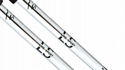 KIJE TREKKINGOWE DO NORDIC WALKING LINE SPORT REGULOWANE LEKKIE SREBRNE na Arena.pl