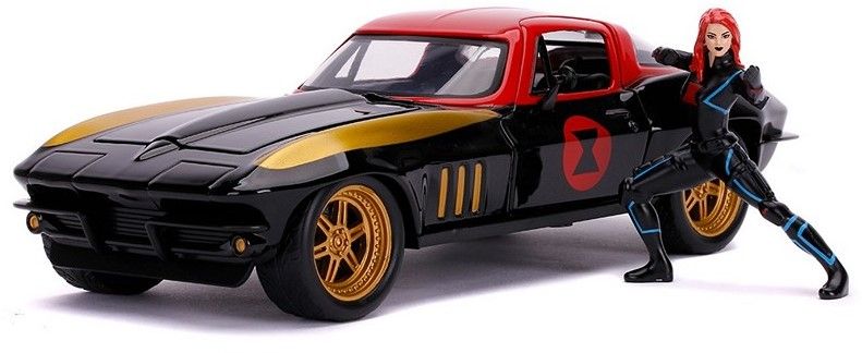 jada marvel avengers corvette 1966 chevy 1:24 zdjęcie 2