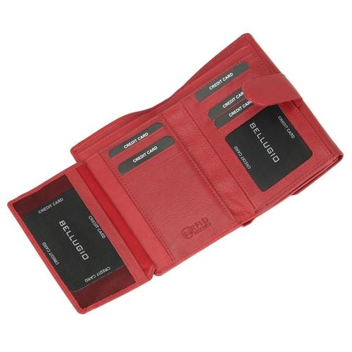 portfel damski matte - czerwony na Arena.pl