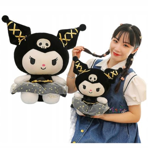 Maskotka Hello Kitty Pluszowa Kuromi Kotek Pluszak Przytulanka Duża 35cm na Arena.pl