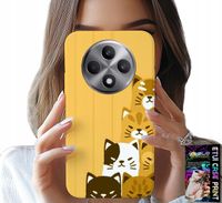 ETUI DO OPPO RENO12 F / 12FS 5G - LOVE CAT, WZORY Z KOTAMI, CASE + SZKŁO