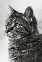 Plakat 61x90,5cm Kocie Wpatrzenie