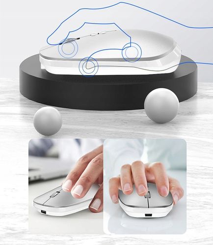 Myszka bezprzewodowa Bluetooth akumulator ios na Arena.pl