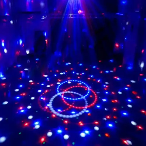 Kula led dyskotekowa mp3 usb projektor bluetooth disco laser magic na Arena.pl