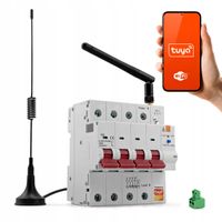 Bezpiecznik GOMEDIA 3-fazowy WiFi 63A z pomiarem energii