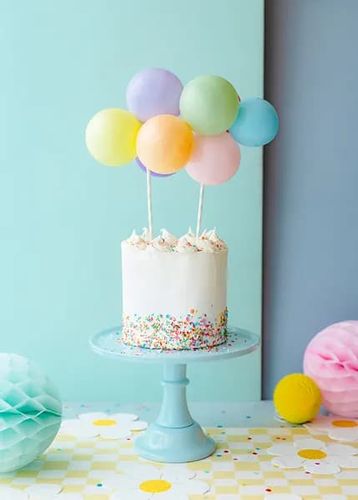 Balonowy topper na tort tęcza, 29 cm na Arena.pl