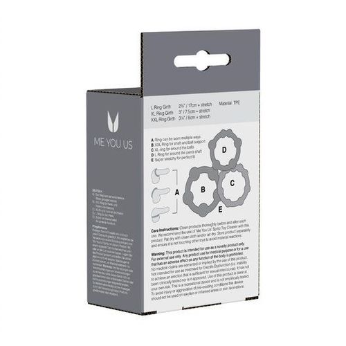 me you us easy squeeze cock ring set black na Arena.pl