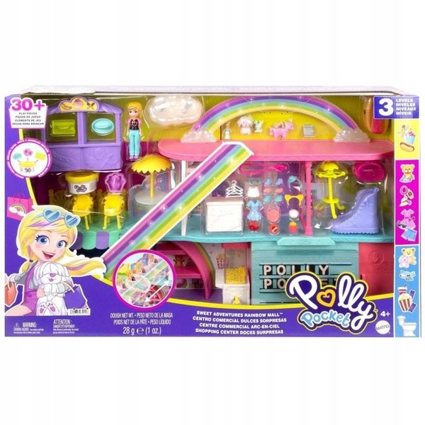 Polly Pocket Tęczowe Centrum Handlowe Zestaw zdjęcie 1