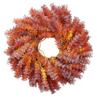 WIANEK NA DRZWI JESIENNY STROIK WIENIEC NA GRÓB CMENTARZ JESIENNA DEKORACJA