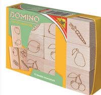 domino drewniane owoce/warzywa ddow2315