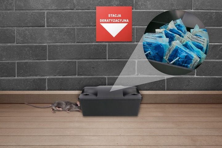 BARDZO SILNA TRUTKA ŚRODEK TRUCIZNA NA MYSZY SZCZURY GRYZONIE RATIMOR 1KG zdjęcie 2