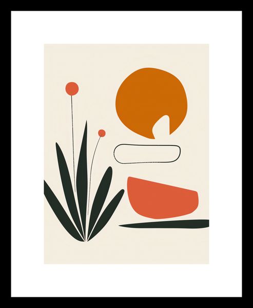 Plakat 30x40cm Abstrakcyjny Zen zdjęcie 3
