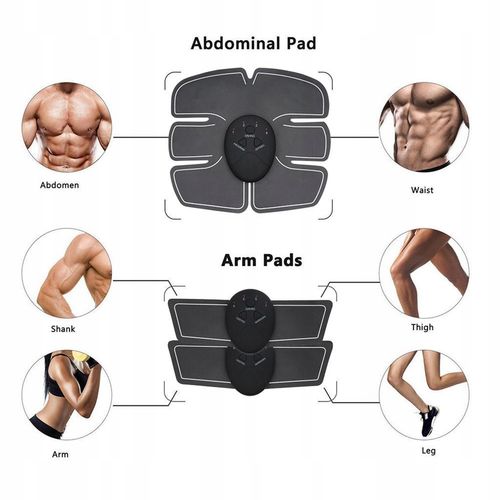 ELEKTROSTYMULATOR MIĘŚNI BRZUCHA, UD I RAMION EMS na Arena.pl