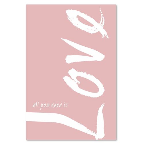 Deco Panel, Różowe love 80x120 na Arena.pl