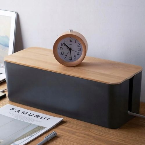 ORGANIZER POJEMNIK PUDEŁKO MASKOWNICA NA KABLE PRZEWODY LISTWY na Arena.pl