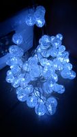 lampki na druciku 80led KULKI św. zimne