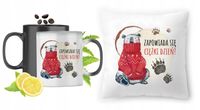 Misie Zestaw Kubek Magiczny + Poduszka Z Nadrukiem Ze Zdjęciem