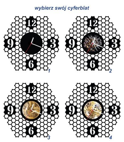 ZEGAR ŚCIENNY PLASTER MIODU 58cm XXL 151.11 na Arena.pl