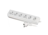 przedłużacz mieszkaniowy 6 gniazd 5 metrów z/u - vt-300-1605