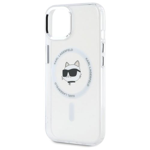 Etui Karl Lagerfeld do iPhone 15, Biały, MagSafe na Arena.pl
