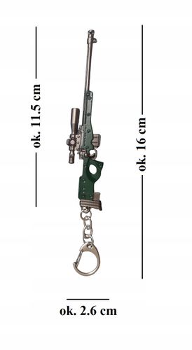 Breloczek PUBG Counter Strike Karabin kaliber .300 Magnum AWM Snajperka CS na Arena.pl