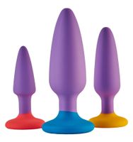 zestaw silikonowych korków analnych treningowych dream toys