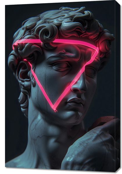 Obraz 60x90cm Neonowy Renesans zdjęcie 1