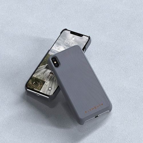 Drewniane etui do iPhone Xs Max (Mid Grey) #0 na Arena.pl