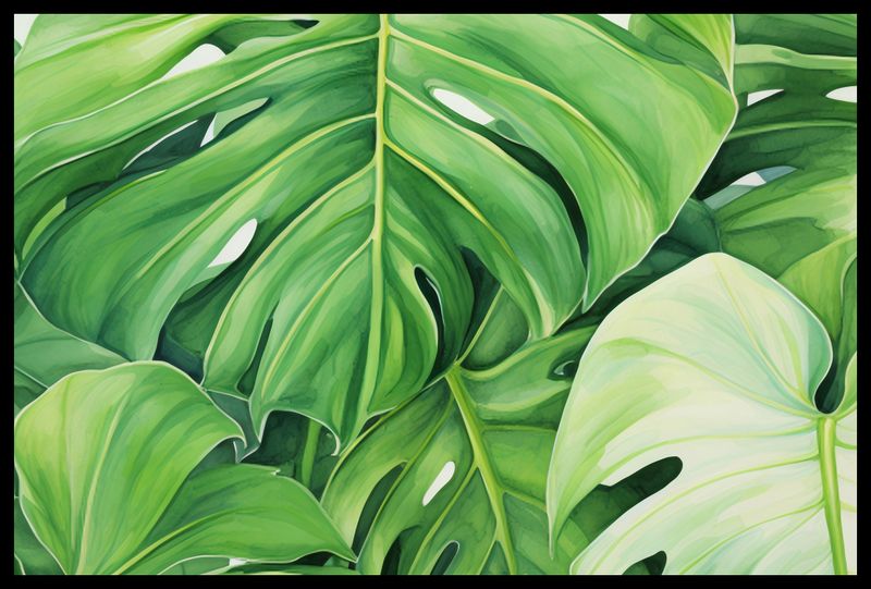 Plakat 60x40cm Tajemnice Liści zdjęcie 2