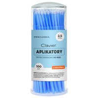 Aplikatory Bezwłókienkowe Do Rzęs 100 szt - 2,5 mm
