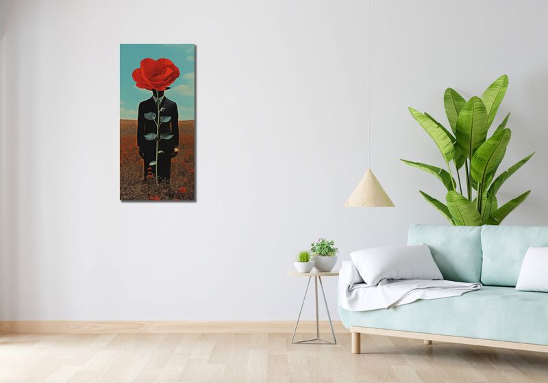 Obraz 40x90cm Obserwator zza Maku zdjęcie 2