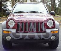 Jeep Liberty - Chromowane Listwy Grill Chrom Atrapy Zderzaka Tuning