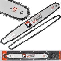 PROWADNICA DO PIŁY SPALINOWEJ +2 ŁAŃCUCHY 72 OGN 18"/45CM 1,5MM SKOK 0,325"