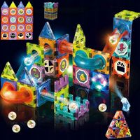 Klocki magnetyczne Ikonka Magic magnetic blocks 75