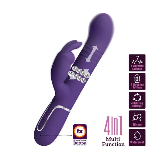 Pretty Love - Coale Dark Purple, 7 Vibration Functions 4 Rotation Function na Arena.pl