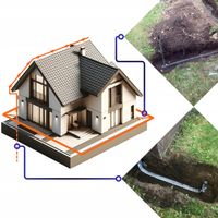 Uziom szpilka pręt wbijany - Zestaw 6 m i złącze - ocynk ogniowy składany