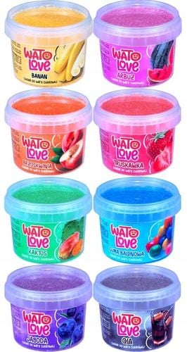 KOLOROWY CUKIER DO WATY CUKROWEJ 8x100g PATYCZKI MIARKA Cukry do Waty na Arena.pl