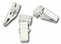 Żabka metalowa + ślizg do profili ALU BIAŁA 100 szt