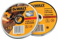 2X DEWALT TARCZA DO CIĘCIA METALU 125 x 1,2 x 22,2mm