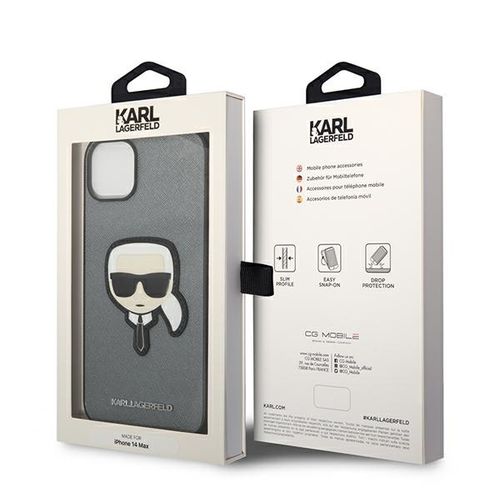 Etui Karl Lagerfeld do iPhone 15 Plus, iPhone 14 Plus, Srebrny na Arena.pl