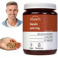 Reishi 400mg Grzyb EKSTRAKT STANDARYZOWANY Stres Koncentracja Odporność 60k