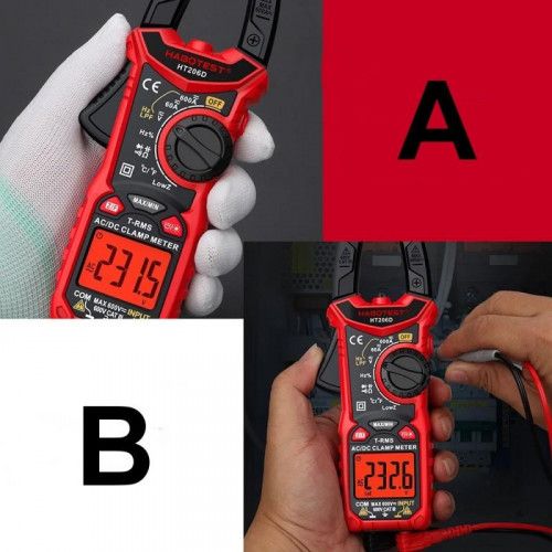 Multimetr cęgowy HT206D LCD latarka na Arena.pl