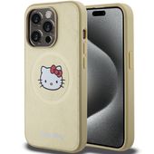 Etui Hello Kitty do iPhone 14 Pro, Złoty, MagSafe