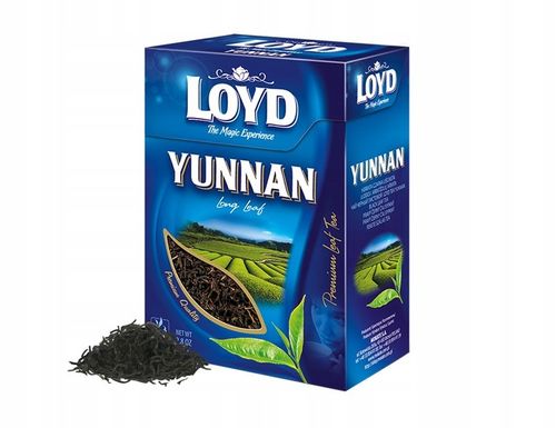 Chińska Herbata Czarna Liściasta Yunnan Long Leaf Bogaty Smak 80g LOYD na Arena.pl