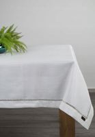 Obrus EUROFIRANY Emily 145 x 240 cm Biały