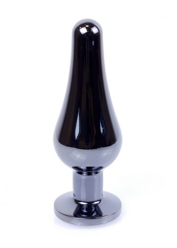 plug jewellery dark silver butt plug  black na Arena.pl